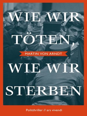 cover image of Wie wir töten, wie wir sterben (eBook)